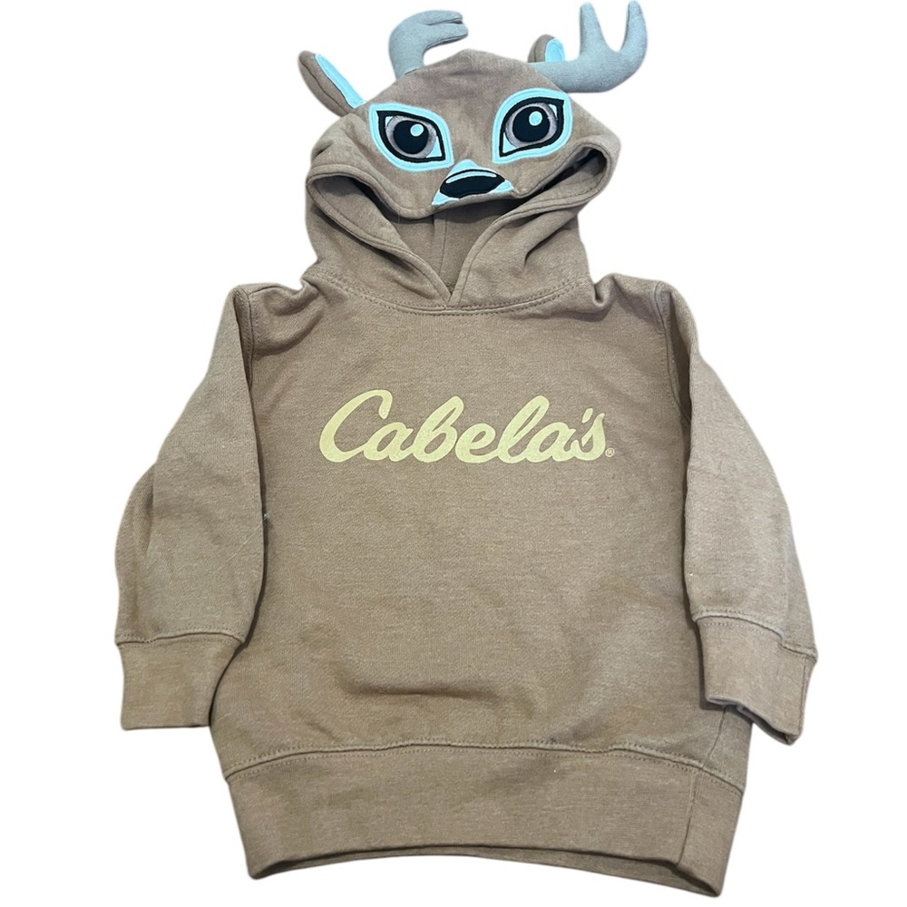 Cabela’s Buck Wear Brown Hoodie 2T